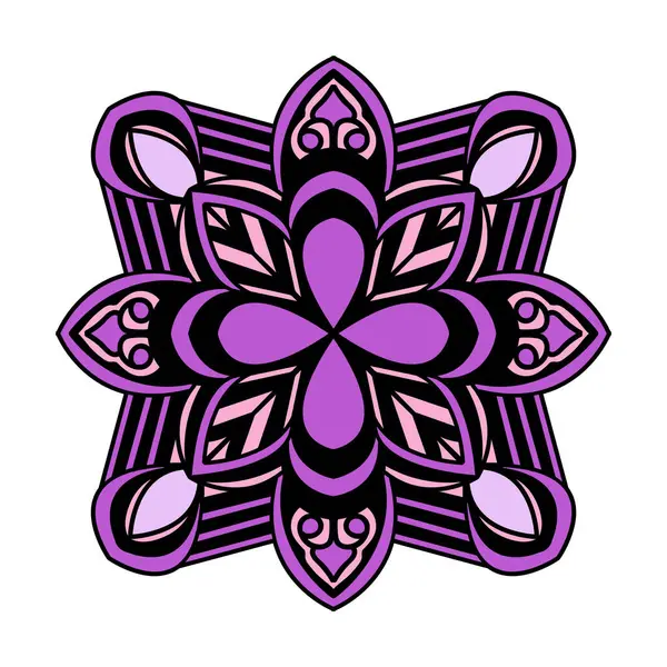 Tuhaf Dalgalar Yetişkin Renkleri mandala boyama kitabı sayfaları. Yetişkinler İçin Mandala Boyama Kitabı Sayfaları Rahatlatır, Deneyimler Rahatlatır. Yeniden Boyutlandırılabilir Vektör Dosyası