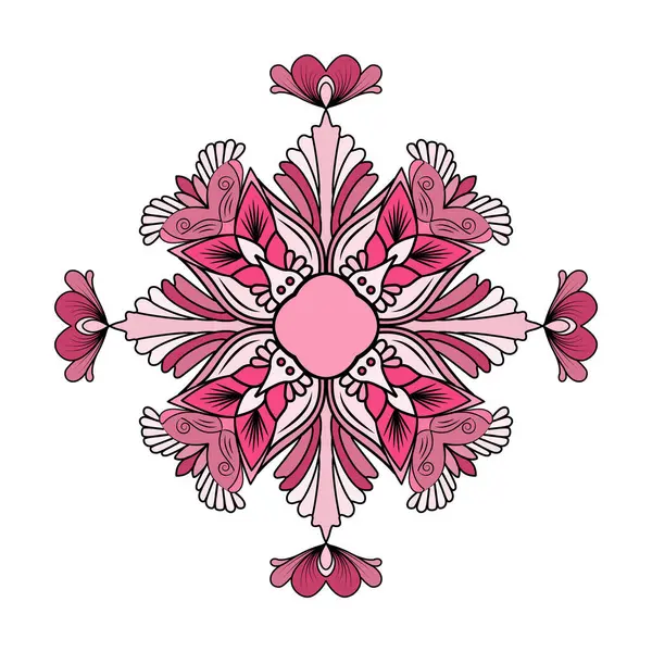 Mistik Ay yetişkin renginde mandala boyama kitabı sayfası. Yetişkinler İçin Mandala Boyama Kitabı Sayfaları Rahatlatır, Deneyimler Rahatlatır. Yeniden Boyutlandırılabilir Vektör Dosyası