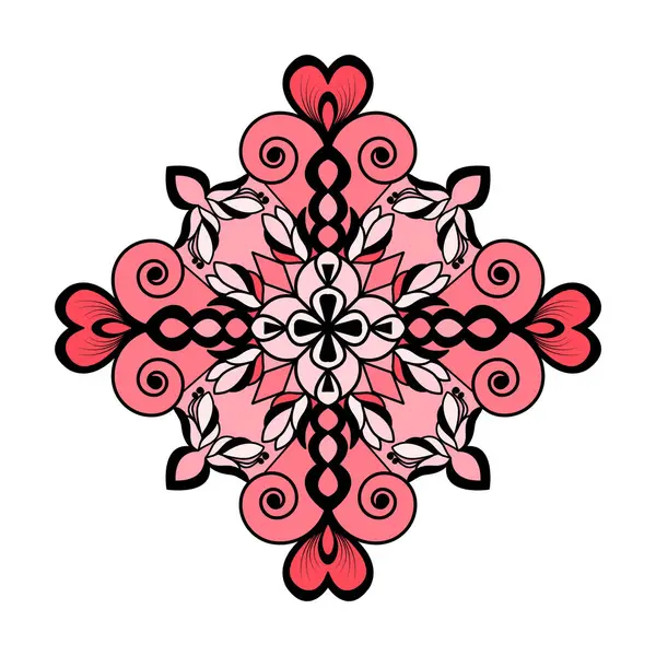 Hues 'daki Harmony yetişkin boyama kitabı mandala sayfası. Yetişkinler İçin Mandala Boyama Kitabı Sayfaları Rahatlatır, Deneyimler Rahatlatır. Yeniden Boyutlandırılabilir Vektör Dosyası