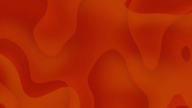 Koyu turuncu gradyan ile soyut arkaplan, sunumlar, web siteleri ve sosyal medya grafikleri için uygun dalgalı şekiller. Dinamik ve canlı tasarım ögesi.
