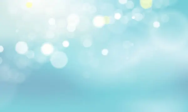 Beyaz ve sarı bokeh 'li mavi arkaplan, web sitesi afişleri, sosyal medya paylaşımları, dijital tasarımlar ve şenlikli dekorasyonlar için ideal.