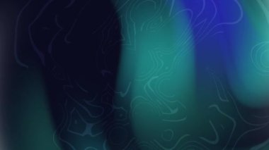 Kavisli çizgileri olan soyut koyu mavi ve yeşil eğimli arkaplan. Modern tasarım projeleri, web geçmişleri ve dijital sanat için ideal.