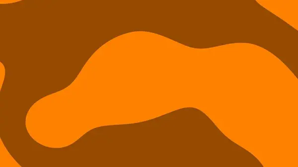 Kahverengi dalgalı şekilli turuncu arkaplan, sonbahar temalı tasarımlar, pazarlama malzemeleri, soyut arka planlar veya canlı dijital projeler için ideal.