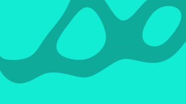 Deniz mavisi ve turkuaz şekilli soyut bir arkaplan. Modern tasarım projeleri, web grafikleri ve canlı dijital sanat çalışmaları için elverişli.