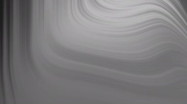 Grafik tasarım projeleri, arkaplanlar, sunumlar ve modern sanatsal kompozisyonlar için uygun akış eğrilerine sahip soyut gri ölçekli arkaplan.