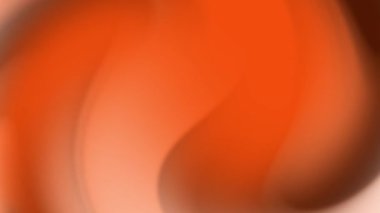 Sonbahar konseptleri veya sanatsal tasarımlar için uygun turuncu ve kahverengi kıvrımlı soyut sanat arka planı, sıcak ve davetkar estetik yaratıyor.