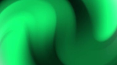 Pürüzsüz eğrileri olan soyut yeşil gradyan tasarımı, rahatlatıcı bir renk paletine ihtiyaç duyan arka plan, markalaşma veya dijital sanat projeleri için uygundur..