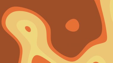 Güz temalı tasarımlar, afişler, sosyal medya paylaşımları ve sıcak estetiğe sahip web siteleri için kahverengi ve sarı renkli basit soyut arkaplan.