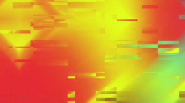Renkli sarı, kırmızı ve yeşil bir dijital efekt. Grafik tasarımı, teknoloji geçmişi, dijital sanat, web sitesi geliştirmeleri, sosyal medya gönderileri ve reklam görselleri için elverişli
