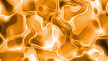 Arkaplan, duvar kağıtları, markalaşma ve canlı ve dinamik görseller gerektiren grafik tasarım projeleri için soyut turuncu akışkan sıvı dijital sanat ideali.