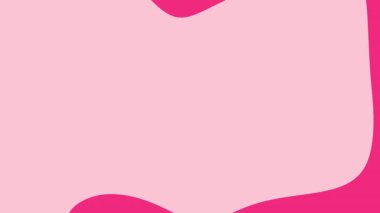 Kenarlarını çerçeveleyen kalın pembe organik şekilli yumuşak pembe arkaplan, yaratıcı, markalaştırma veya sunum tasarımları için geniş bir merkezi kopya alanı sunar..