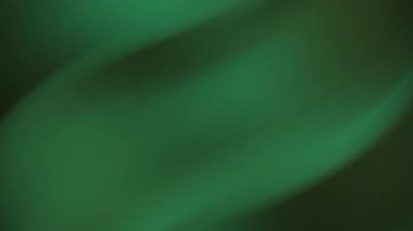 Yumuşak harmanlanmış kıvrımlara sahip pürüzsüz, soyut, koyu yeşil bir arkaplan, tasarımlar, duvar kağıtları veya sunumlar için ideal. Eğim sakin ve zarif bir görsel etki yaratır..