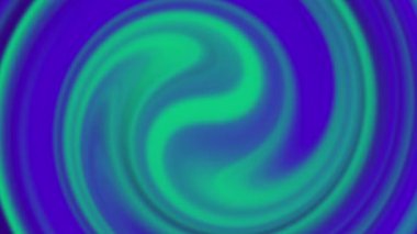 Yumuşak kıvrımlar ve yumuşak karışımlı, modern, yaratıcı ve dijital tasarım projeleri için ideal, kıvrımlı mavi ve yeşil eğimli desenlere sahip soyut arkaplan.