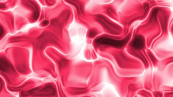 Pembe şekiller ve parlak renklerle dolu canlı soyut bir arkaplan, yumuşak parlak efektli, modern tasarım projeleri için ideal sıvı benzeri bir doku yaratıyor..