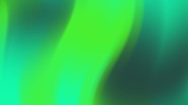 Yumuşak kıvrımlı ve hareketli sıvı yeşil ve deniz mavisi eğimlerine sahip parlak soyut bir arkaplan. Tasarım kullanımı için kopyalama alanı olan modern ve minimal biçim.