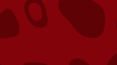 Düzensiz koyu organik şekilleri ve pürüzsüz kenarları olan soyut kırmızı arkaplan. Yaratıcı planlar, modern markalaşma ya da cesur görsel tasarım için mükemmel..