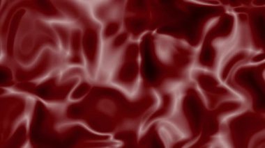 Yüksek parlak kırmızı sıvı soyut doku, organik akış şekilleri ve röfleleri var. Modern tasarım için ideal, teknolojik görseller, veya cesur arka planlar.