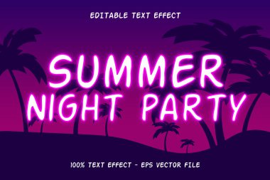 Yaz Gecesi Metin Efekti
