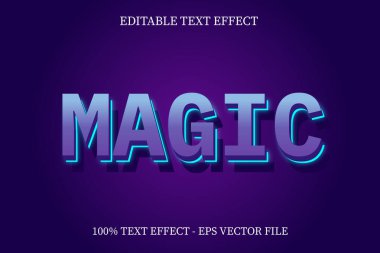 Sihirli Metin Efekti Modern Biçim