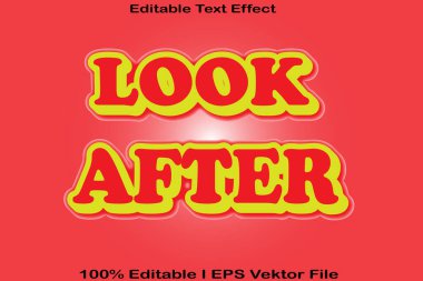 Düzenlenebilir Metin Efektinden sonra bak