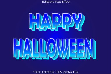 Mutlu Cadılar Bayramı düzenlenebilir metin efektleri