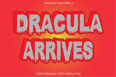 Drakula Düzenlenebilir Metin Efektine Ulaştı