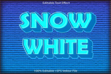 Pamuk Prenses Düzenlenebilir Metin Efekti