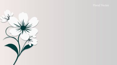 Güzel çiçek arkaplanı ve mesajın için bir aplace. Zarif çiçek çizimi, davetiyeler, tebrik kartları ve posterler için mükemmel. Canlı ve renkli tasarım, çiçekli, taç yapraklı.