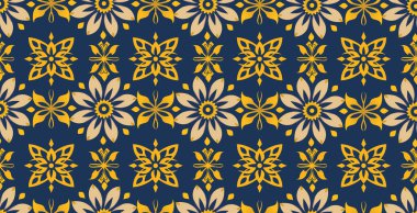 Oriental vektör damaske deseni. Talavera çömleği. Azulejos Portekiz. Türk süsü. İspanyol porseleni. Seramik sofra takımı, halk baskısı. Etnik kökenli. Akdeniz duvar kâğıdı. Talavera çömlek.