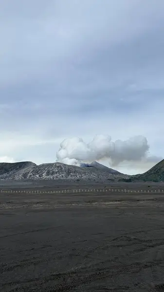 volcano in the desert