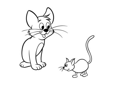 Tom, Jerry 'nin sanat vektörünü arıyor.