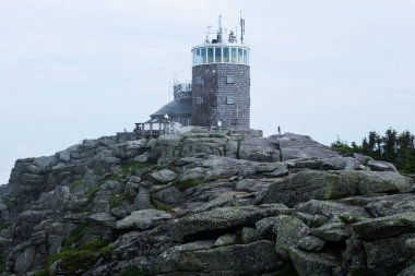 Beyazsurat Dağı Adirondacks New York Foggy, Bulutlu, 