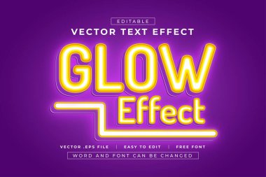 Parıltı Efekti düzenlenebilir metin efekti