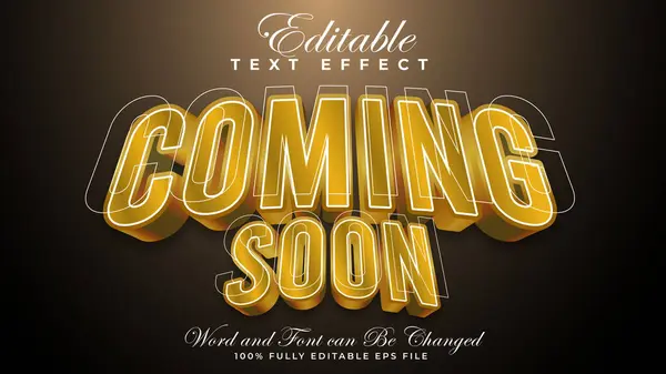 Düzenlenebilir 3d metin efekti yakında satır efektiyle geliyor