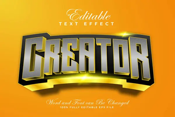 Düzenlenebilir 3B oluşturucu sarı arkaplan üzerindeki cesur metin efekti