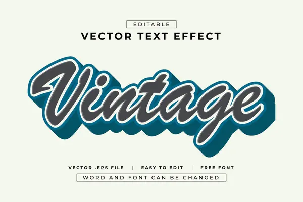 Klasik 3B düzenlenebilir metin efektleri