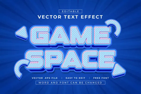 Oyun Alanı 3B düzenlenebilir metin efektleri