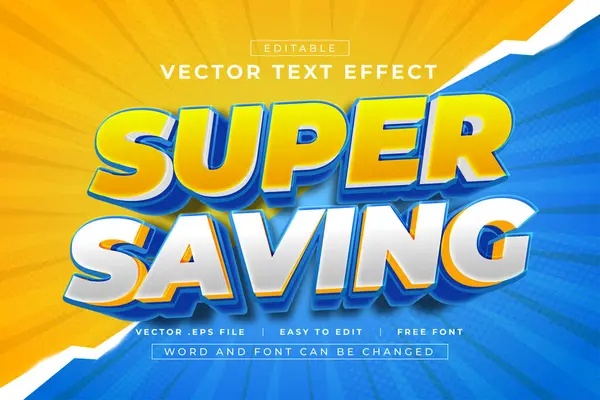 Süper Kaydedilen 3B düzenlenebilir metin efektleri