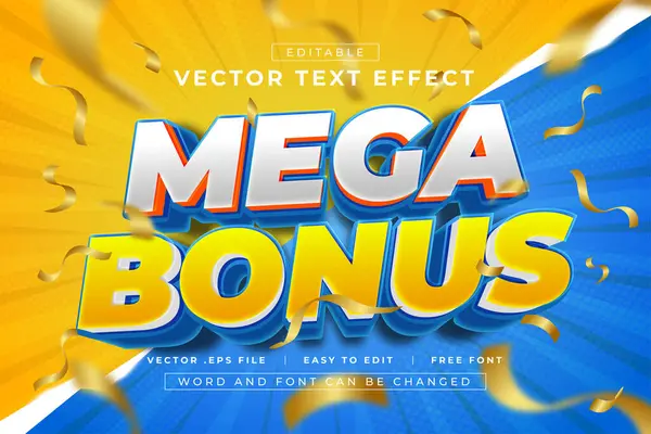 Mega Bonus 3 boyutlu düzenlenebilir metin efektleri