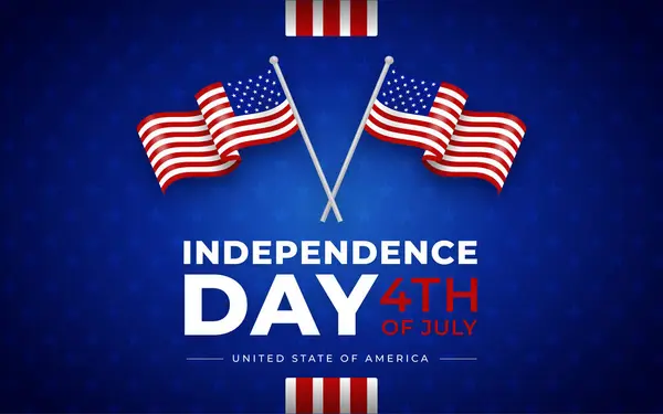 4 Temmuz Bağımsızlık Günü 'nün gerçekçi arkaplanı