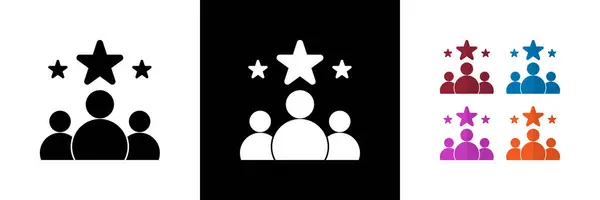 Uzman Takım Simgeleri. Siyah, Beyaz ve Renkli