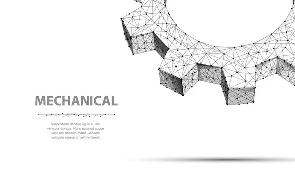 Dişliler. Yakın çekim soyut vektör teli bir vites. Beyaz arkaplanda üç boyutlu görüntü izole edildi. Mekanik teknoloji makinesi, endüstri gelişimi, motor işi, iş çözümü, takım çalışması kavramı.