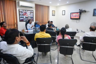 NOIDA, INDIA - 23 Temmuz 2024: Noida Girişimciler Derneği (NEA) üyeleri Maliye Bakanı Nirmala Sitharaman 'ın 6. (Fotoğraf: Sunil Ghosh / Hindustan Times)