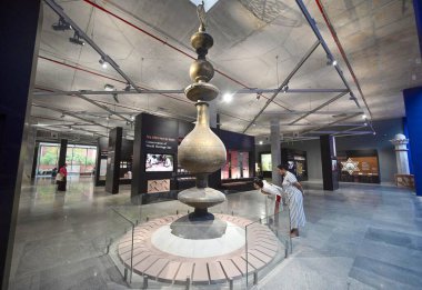 NEW DELHI, INDIA - 24 Temmuz 2024: Sunder Nursery 'deki Humayun Müzesi manzarası, 24 Temmuz 2024, Yeni Delhi, Hindistan.