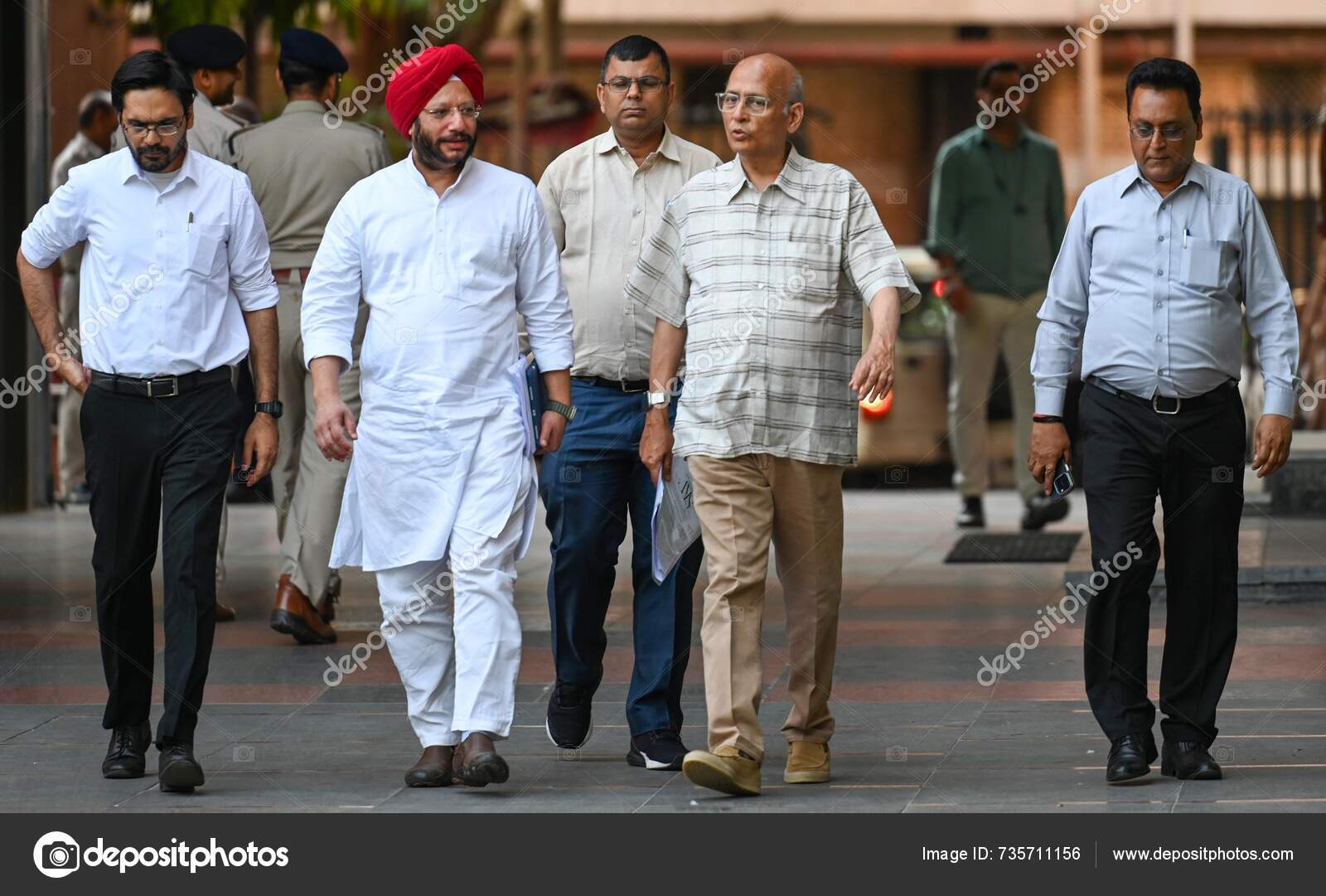 New Delhi India April 2024 Congress Party Leaders Abhishek Manu — Stock