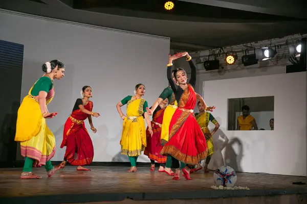 stock image NEW DELHI, INDIA - APRIL 13: Artists perform during an event titled 