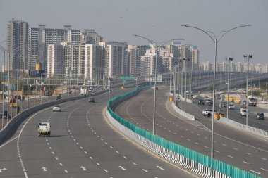 GURUGRAM, INDIA - 12 Mart 2024: Hindistan 'ın Gurugram kentinde 12 Mart 2024 