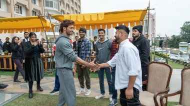 NEW DELHI, INDIA -FEBRUARY 3, 2024: Bollywood oyuncusu Vidyut Jamwal, HT Citys 25. yıldönümü kutlamasında, 3 Şubat 2024 tarihinde, Hindistan 'ın Yeni Delhi kentinde