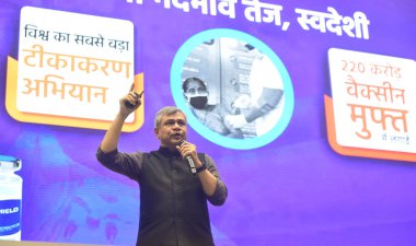 NEW DELHI, INDIA  MAY 27: Union Railways Minister Ashwini Vaishnaw during the inaugural national Conclave session on 9th Year of Seva, Sushasan and Garib Kalyan (service, good governance and welfare of poor)  clipart