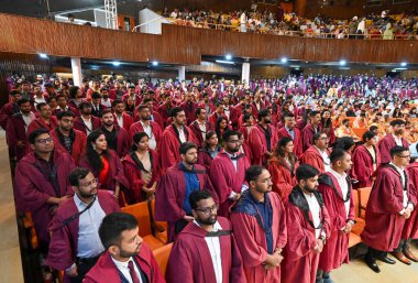 NEW DELHI, INDIA - 10 Ağustos 2024: Hindistan Teknoloji Enstitüsü (IIT Delhi) Kongresi 'ne 10 Ağustos 2024 tarihinde Hindistan' ın Yeni Delhi kentinde öğrenciler katıldı. Hindistan Teknoloji Enstitüsü, Delhi (IIT-D) 55 yıllık toplantısını gerçekleştirdi